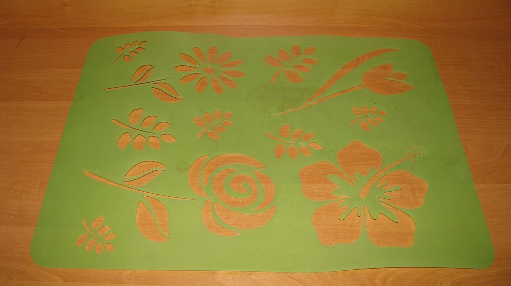 Szablon do malowania wzorków na ścianie suficie 60 cm x 45 cm