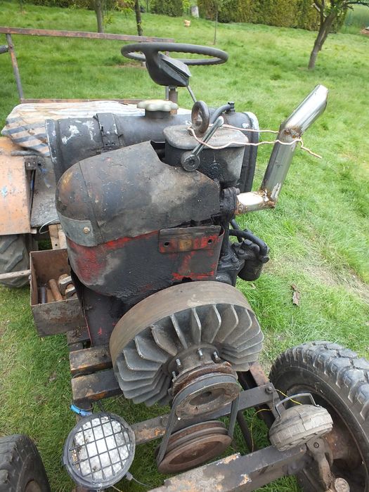 Kosiarka Traktorek Sam 7-KM Sprawny + Kurier ŚLĄSK