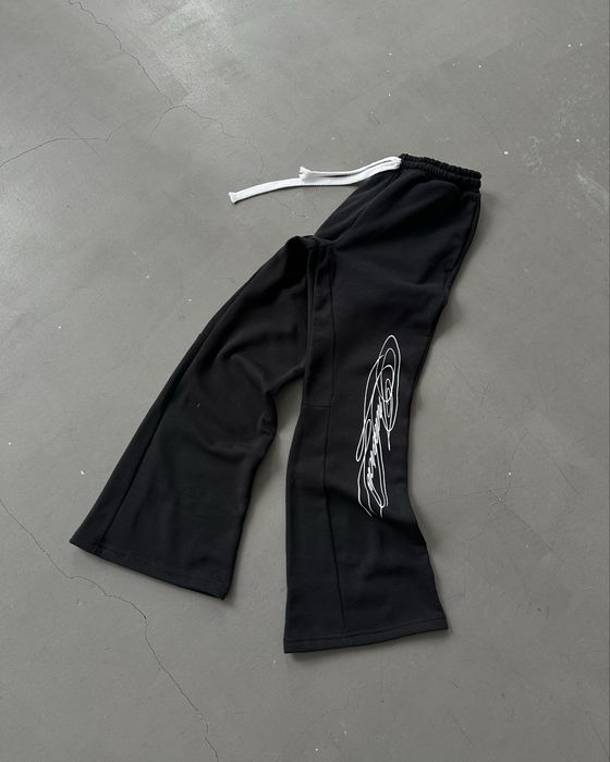 Штаны flared фларед