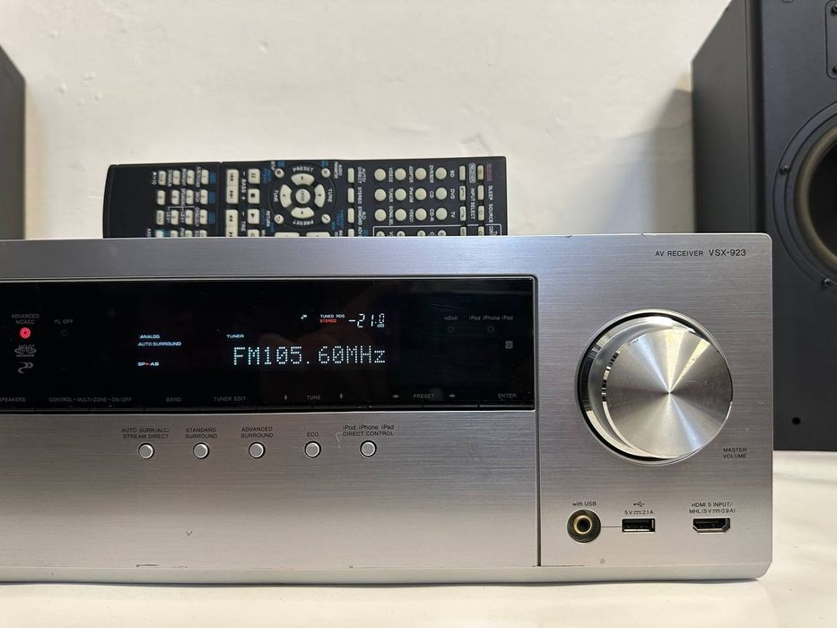 7.1 Amplituner Pioneer VSX-923-S, 7*150 Wat, HDMI, WAV, FLAC, AIFF