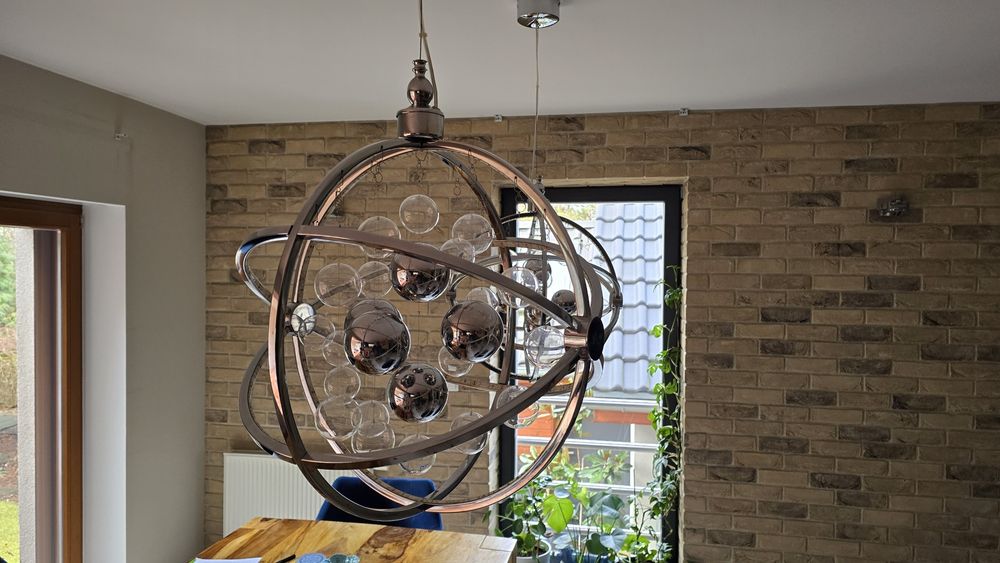 Lampy KARE Pendant Lamp Universum LED srebrna  2 szt