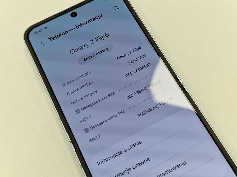 Samsung Galaxy Z Flip6 12GB/ 256GB/ Blue/ Grade A- + ładowarka
