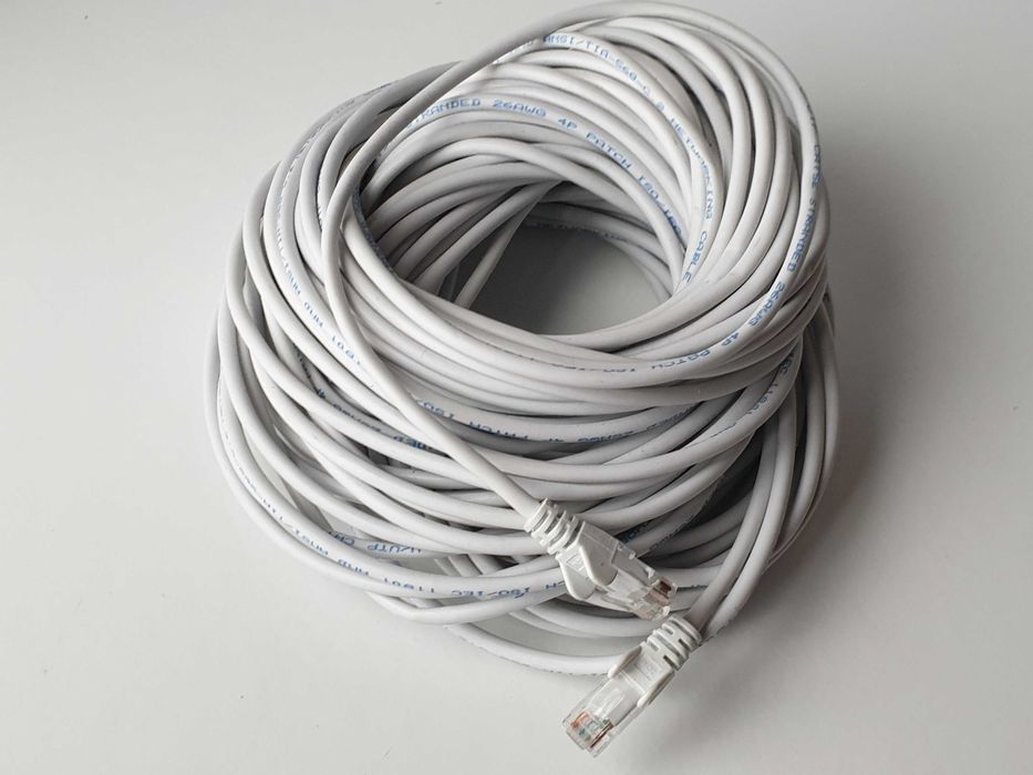 Патч-корд литий кабель UTP CAT 5Е Stranded , внутрішній  мідь,  30 м