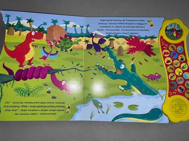 POSŁUCHAJ ! Głośne dinozaury książeczka dźwiękowa
