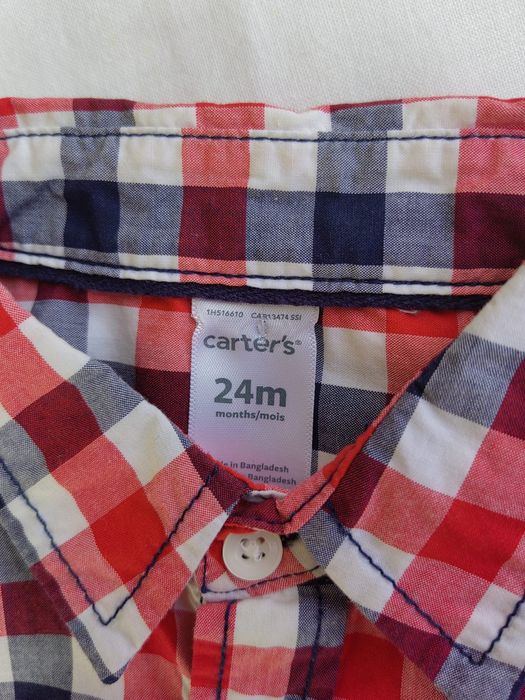 Сорочка Carter's. Рубашка на хлопчика. Сорочка на хлопчика. Одяг