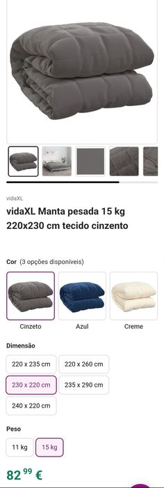 Vendo manta pesada