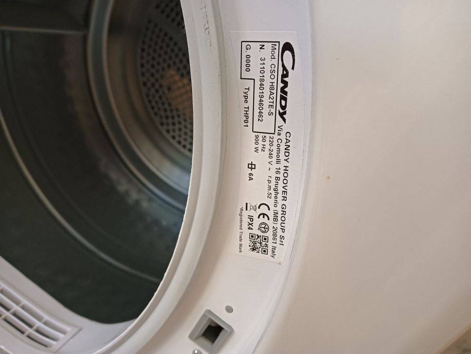 Máquina secar Candy para peças