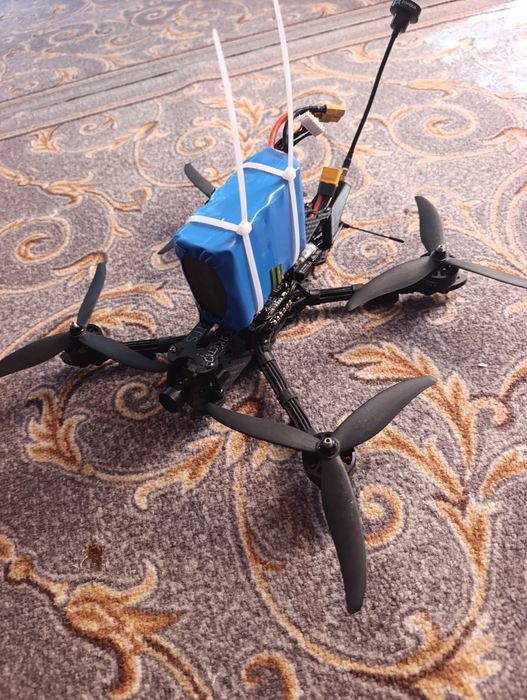 FPV дрон 7 дюймів, з баткою і зарядкою