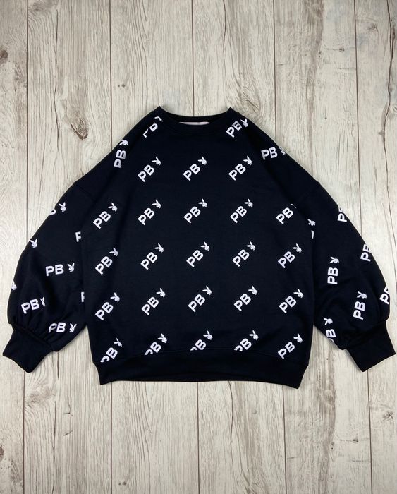 PlayBoy Missguided damska bluza biała i czarna, rozmiar 6 M  Rozmiar M