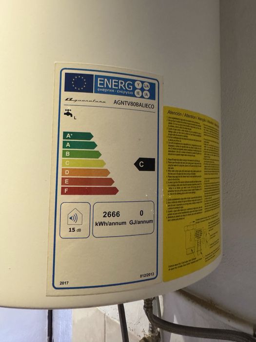 Termo acumulador, 80L