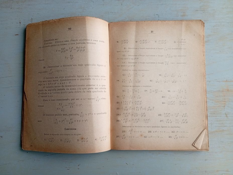 Livro Exercícios Álgebra e Geometria 1948