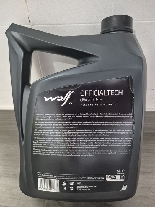 Óleo Motor officialtech OW20 C6 F
OFFICIALTECH OW20 C6 F
OW20 C6 F