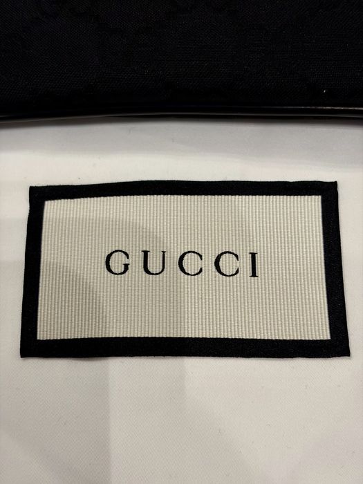 Gucci cross shoulder Bag Men Black Monogram
