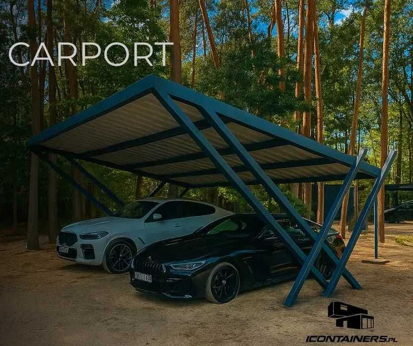 Garaż - Carport - Wiata garażowa - Zadaszenie samochodu - Pergola