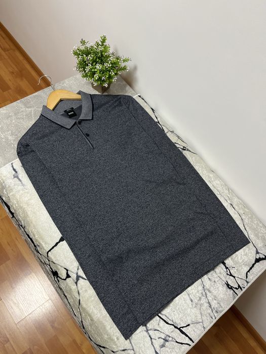Hugo Boss мужской лонгслив кофта поло slim fit / Размер XL