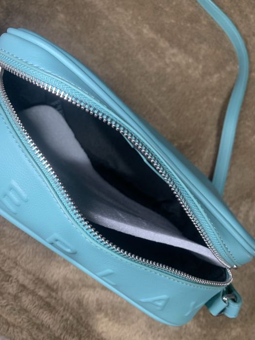 Crossbody Bag with Zip Aqua Green- Replay