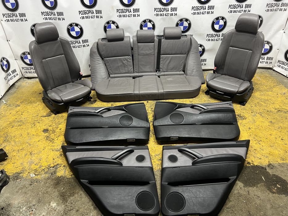 Салон bmw e53 x5 сидіння шкіра елктро бмв х5 обшивки