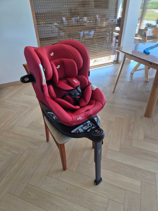 Fotelik samochodowy czerwony Joie i spin 360 0-4 lat (40-105 cm) obrotowy (2 szt.)