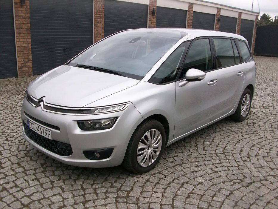 Citroën C4 Grand Picasso ŚLICZNY STAN/niski przebieg118tyś km/serwis ASO/7osobowy/bogata wersja