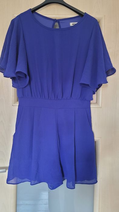 Kombinezon krótki kobaltowy