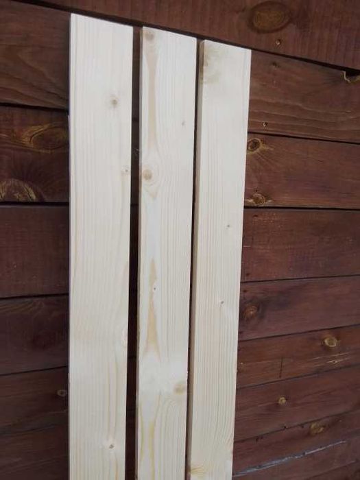 Deska ścienna 1,2 m, świerkowa, heblowana