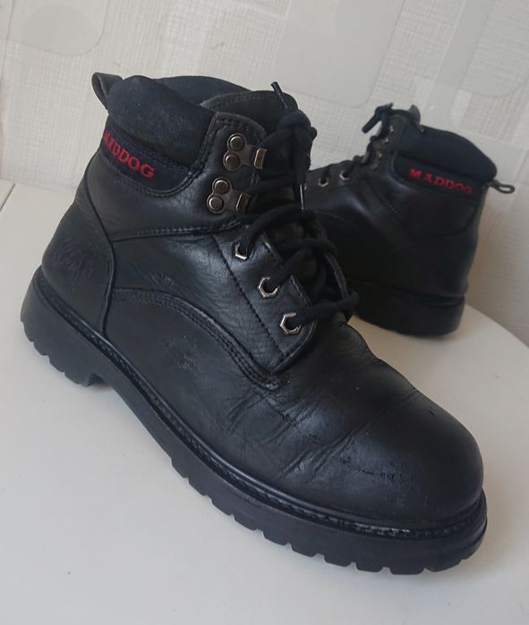 Мужские кожаные  ботинки Maddog