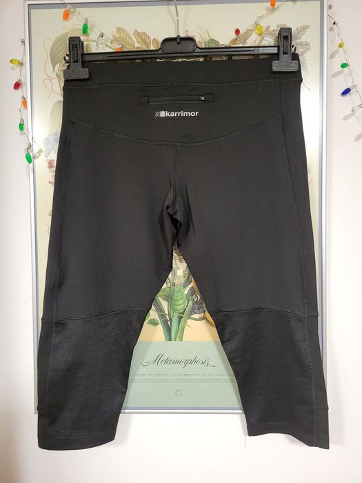 Kolarki spodnie do biegania Karrimor rybaczki za kolano 42