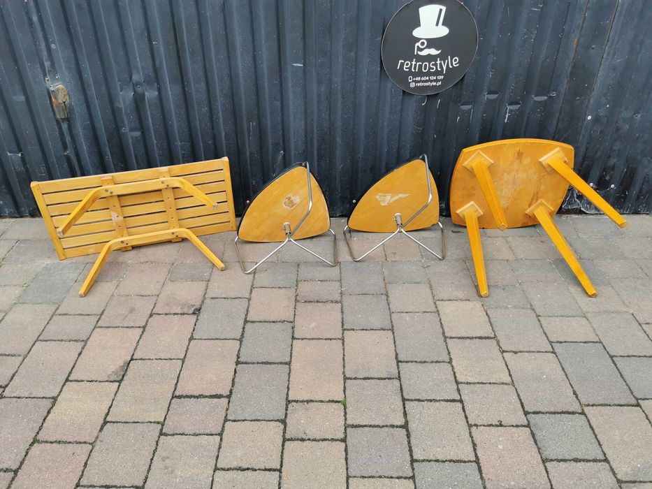 Designerski kwietnik, stojak pod kwiaty- Czechosłowacja '60-70'