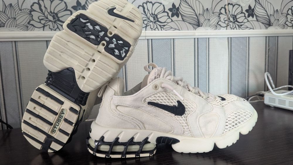 кроссовки nike air zoom spiridon cage 2 stussy - купить обувь