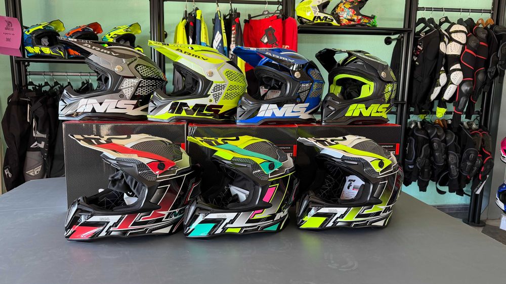 Capacete criança cross TOX IMS FLY LS2 ONEAL