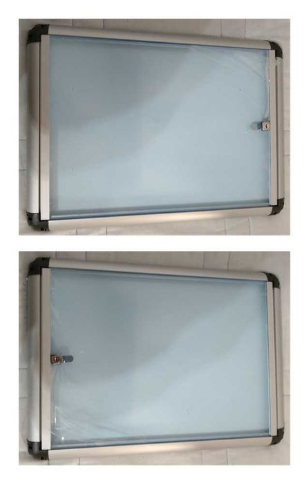 Bi-Office vitrine magnética com fechadura