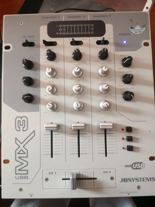 JB Systems MIX 3 USB -  3 Canais DJ Controller