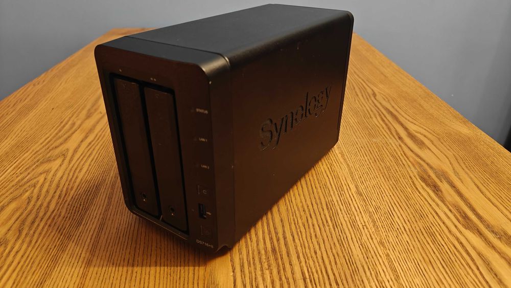 Synology DS716+II, 2× SSD Samsung 870 QVO 2TB, dysk sieciowy