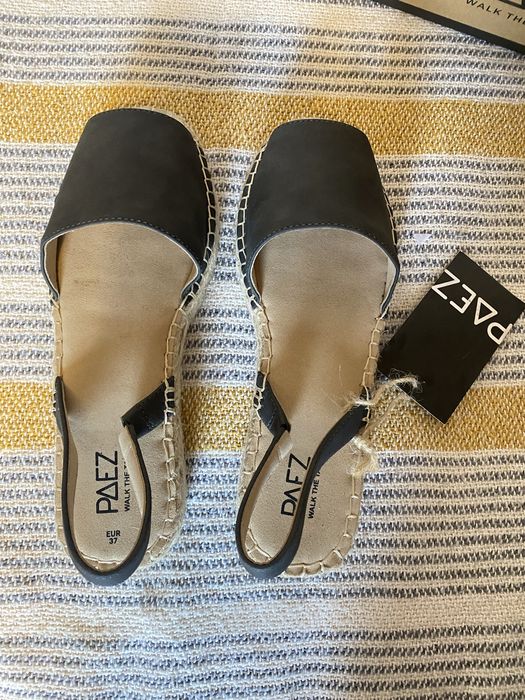 PAEZ Heal Sandal Black 37 (EUR)