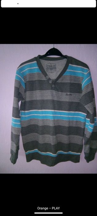 Sweter męski w serek