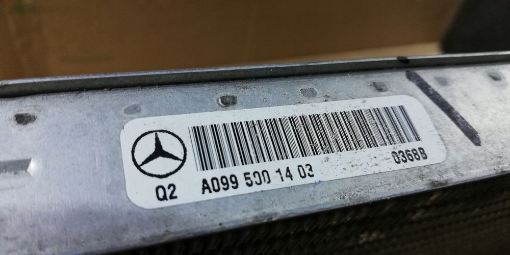 mercedes ml gle 166 amg 6.3 chłodnica wody