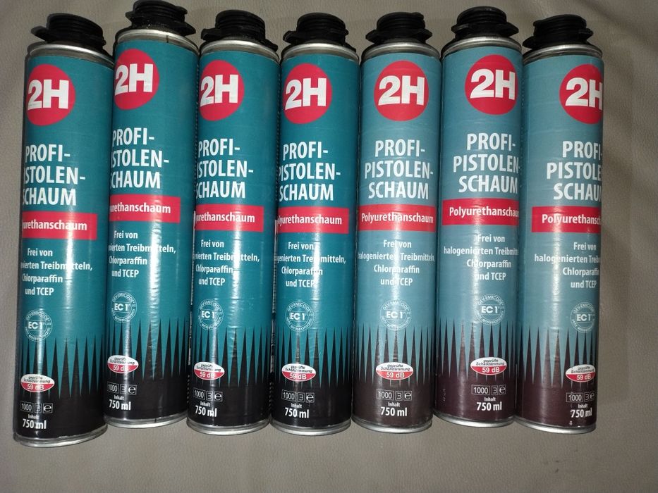 Pianka montażowa  59 dB 750 ml, 9szt , bardzo wydajna