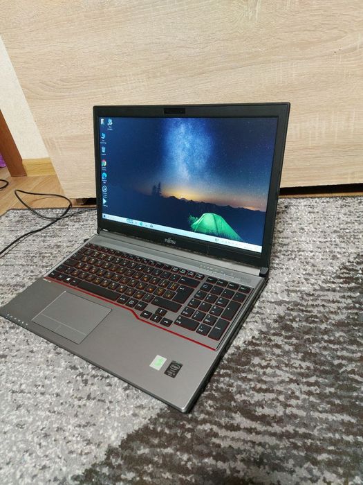Немецкий ноутбук Fujitsu качественный надёжный ноутбук