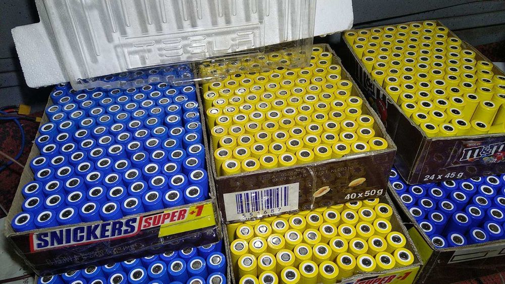 Акумулятор 18650 Panasonic NCR1865T1 Tesla Li-ion 3.6V