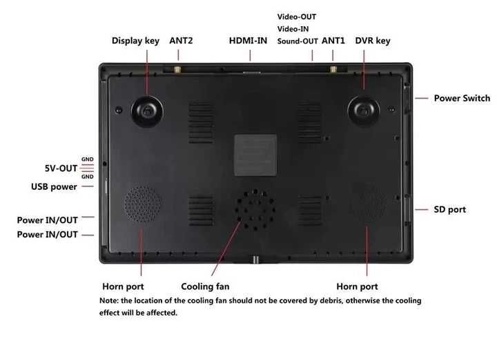 FPV Монітор Hawk eye Little Pilot Captain X (LXZ-band) 96 каналів