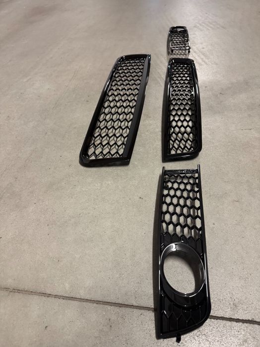 Atrapy, Grill Audi a4 b6 plaster miodu, kratki halogenów