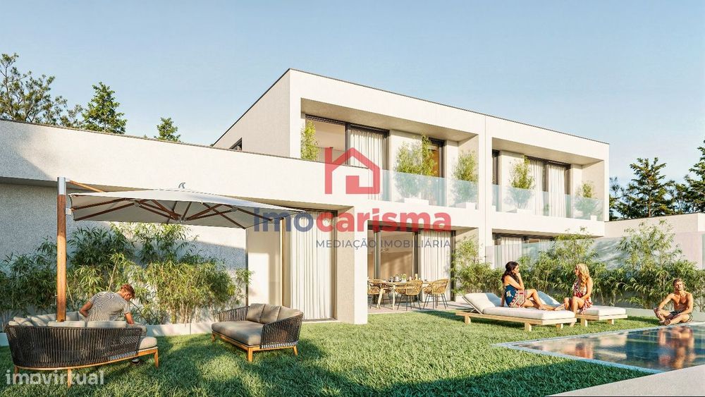 Moradia Geminada T3 em Construção em São Paio, Vizela