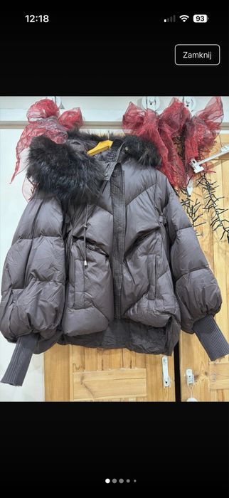 Kurtka puchowa bardzo ciepła