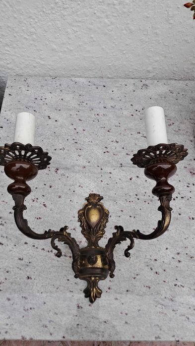 Kinkiet stylowy prl retro, lampa ścienna klasyczna