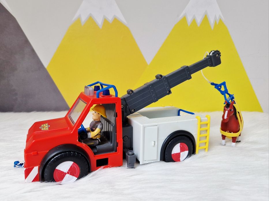 Simba Strażak Sam zestaw trzech zabawek auto helikopter quad