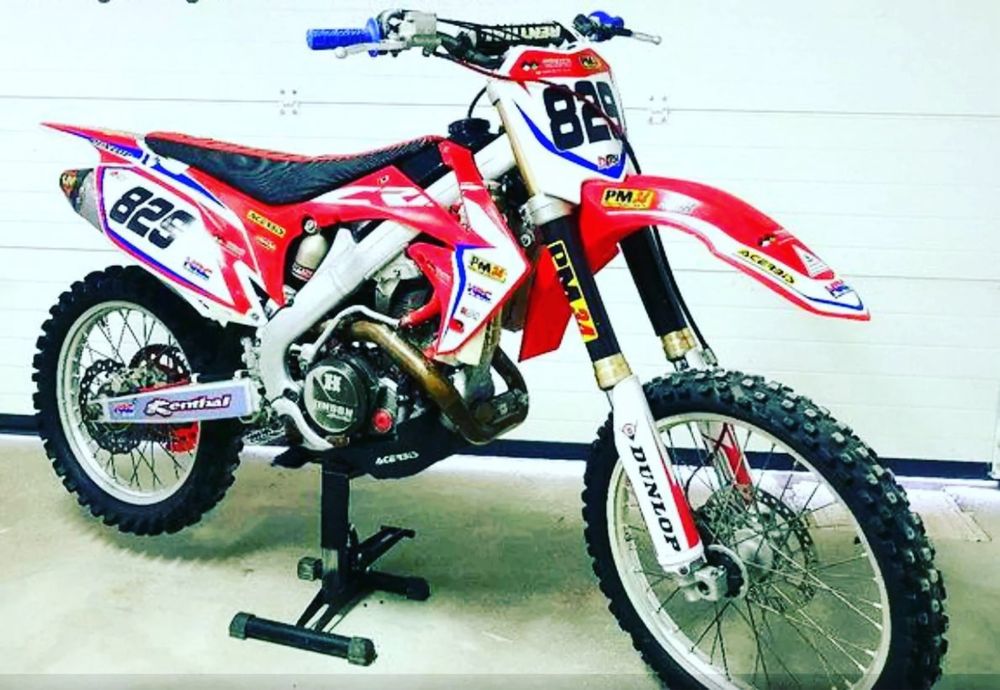 Honda crf 450r de fins de 2012