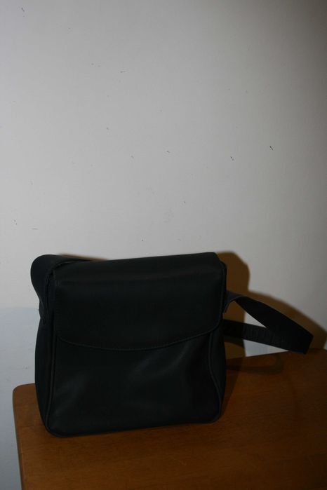 Mala Azul Escura Vintage Pele Sintética