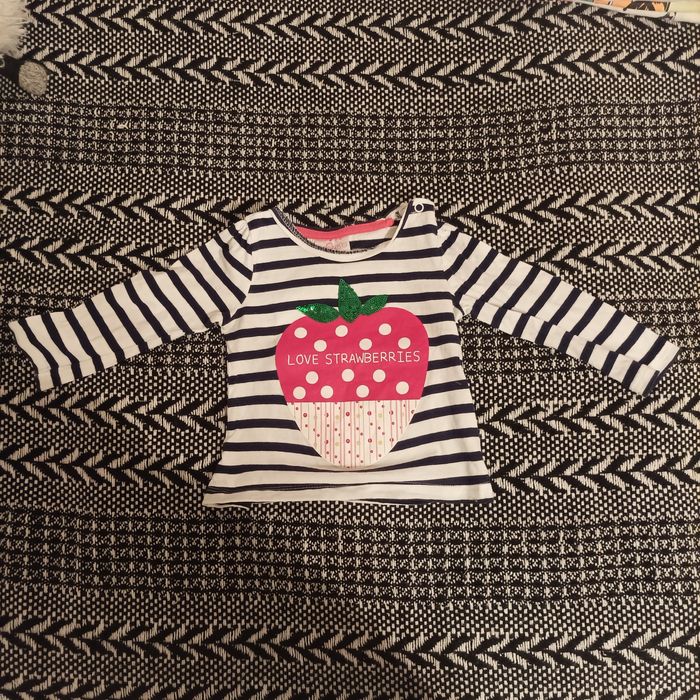 Zestaw koszulek dla dziewczynki rozmiar 80