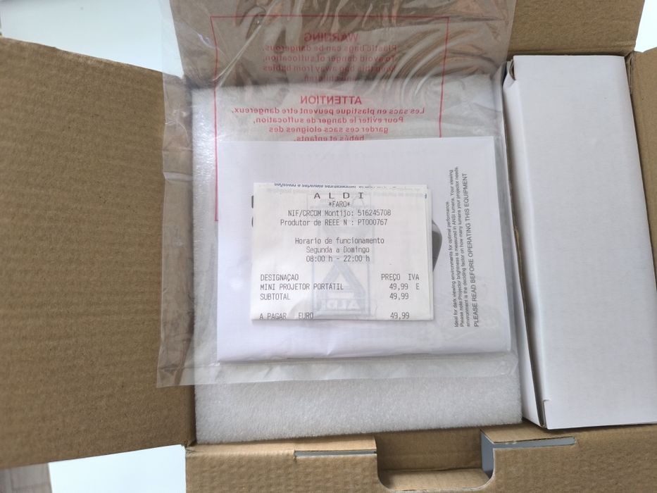 Mini projetor  portátil