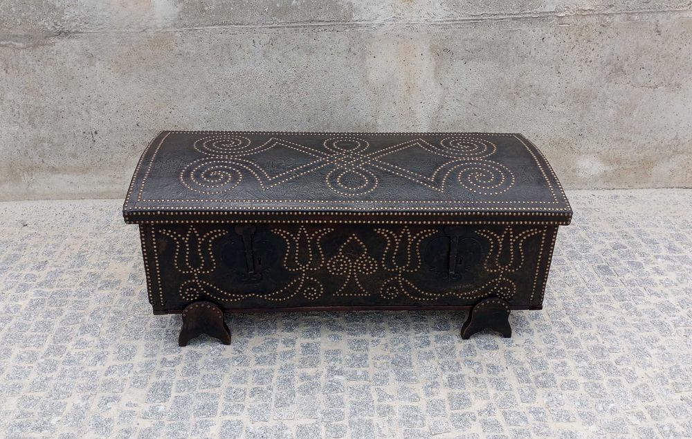 Antique 18th/19th Century Chest with Two Locks